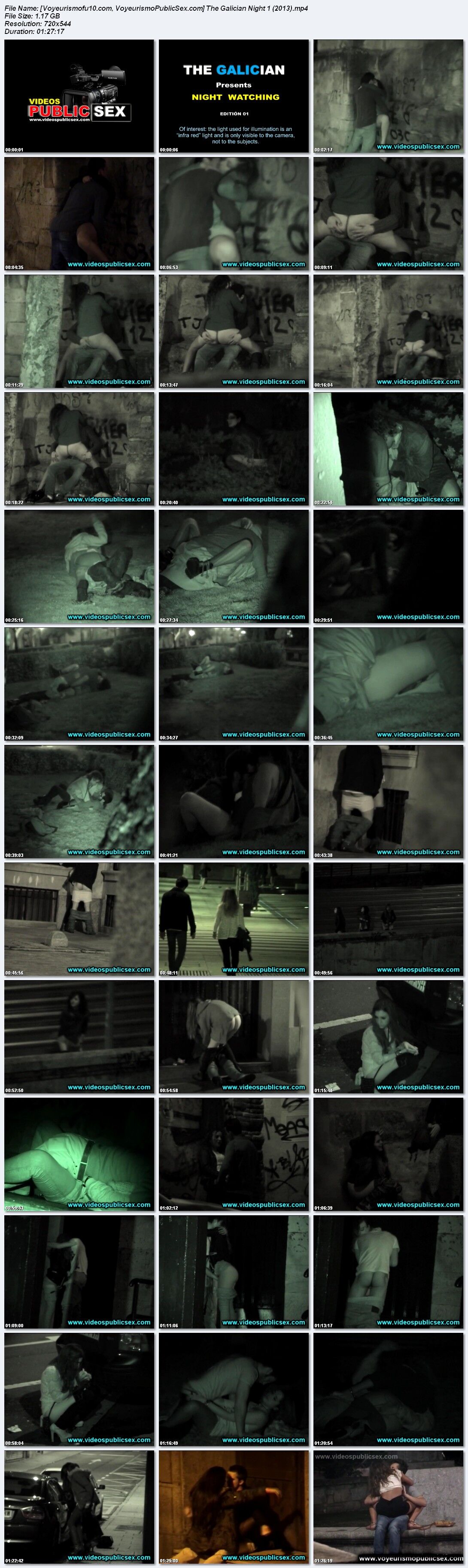 1.17 GB The Galician Night Watching 1 / Night-Tomb Tist (Voyeurismofu10 / VoyeurismopublicSex) 2013, Voyeur, Spycam, Satrip