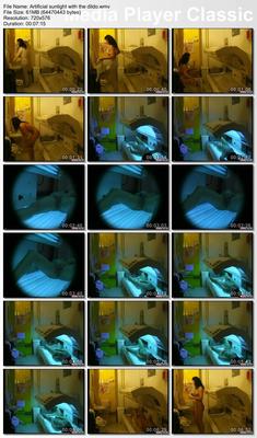 [61 MB] Artificial sunlight masturbation / Soft Masturbation in the solarium [2007, masturbation, voyeur, CamRip]