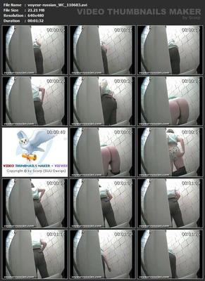 [581 MB] [Voyeur-russian.com] WC (30rolikov, set 1106) Cámara oculta en el baño de mujeres [2011, Orinar, SiteRip]