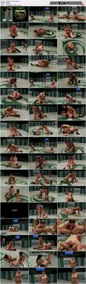 [489 MB] [UltimateSurrender.com / Kink.com] 2011-07-22 Sara Jay y Mahina Zaltana - 12º vs 7º: 2 luchadores de grandes tetas luchan para evitar la eliminación Perdedor follado como castigo en RD4 (14045) [2011, Femdom, 