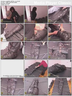 [117 MB] [HouseOfGord.com] Lady Serena Leatherized / Swathed in skin Lady Serena (House of Gord) [2010, hoods, mummification, straitjacket, cinch straps, SiteRip]