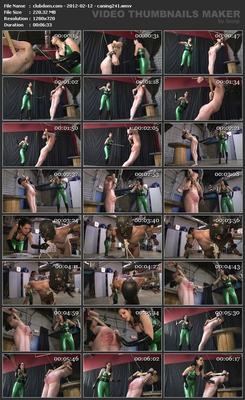 [220 MB] [clubdom.com] Pain from the Cane (2012.02.12) [2012, FemDom, Bondage, Canning, 720, HDRip]