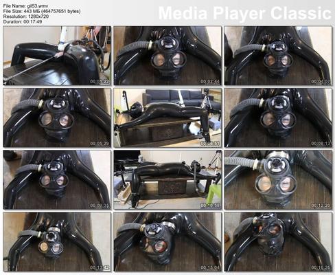 [443 Mo] [FetishKitsch.com] Overdrive maximum / Charge maximale [2011, Fetish, Latex, Rubber, Fuck Machine, Gas Mask, HDRip, 720p]