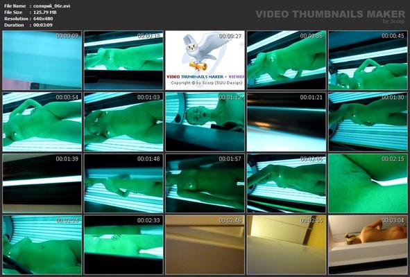 [401 МБ] Экстремальная съемка в солярии (ЛЮБИТЕЛЬСКОЕ) [2012, Вуайерист, CamRip]