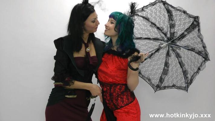 [466 MB] [hotkinkyjo.xxx] Proxy Paige & Hotkinkyjo Steampunk Ladies (08/30/2013) [Fisting, Lesbians, ProLapse, Rosebutt, 1080p]