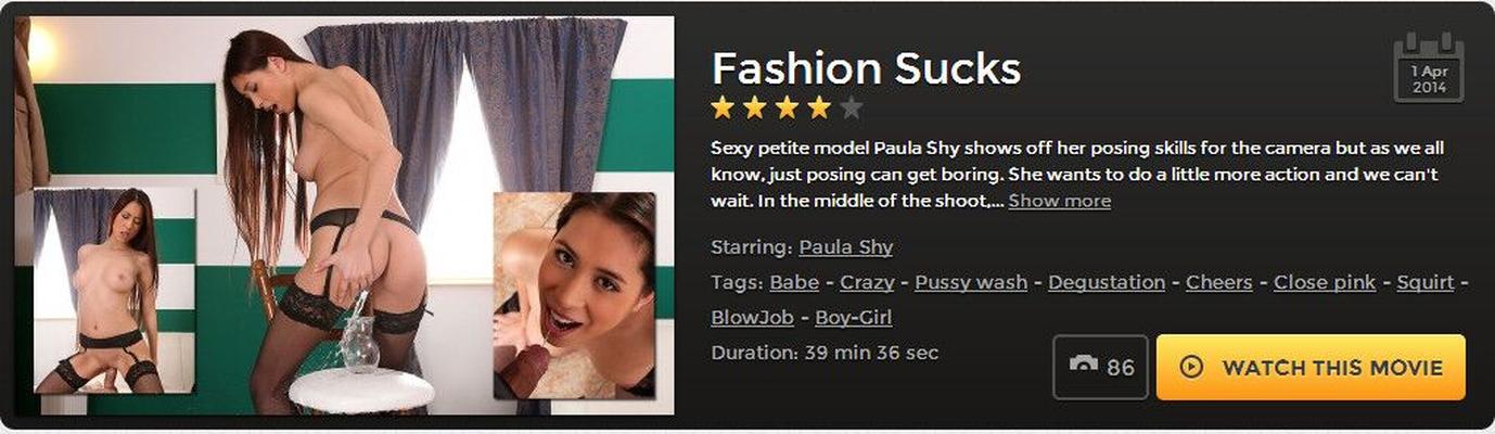 [1,2 GB] [Vipissy.com] Paula Shy / Fashion Sucks! 