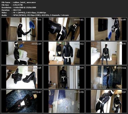 [670 MB] [LatexVeronica.com] Rubber Hotel [2013, Latex, Maid, 1080p]