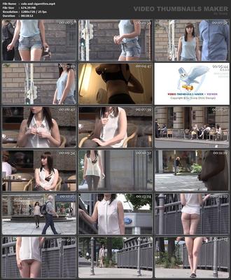 [674 MB] Cola and Cigarettes / Cola and Cigarettes (Ring-360) [2015, Voyeur, Exhibition, Nudité publique, 720p]