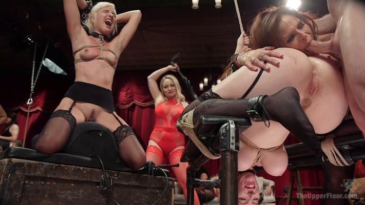 [2.8 GB] [Theupperfloor.com / kink.com] Syren De Mer, John Strong, Eliza Jane, Aiden Starr, Lauren Phillips (Fantastically Fevered Folsom Orgy / 10/18/16.) [2016, Anal, BDSM, Bondage, Domination, Flogging, Slave, Orgy, 720p]