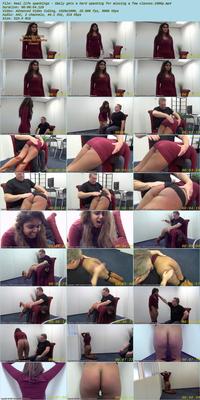 [524 MB] [Real-life-Spankings.com] Emily leva uma surra forte por perder algumas aulas / Emily Hustling por várias aulas perdidas [2013, Spanking, Indian, 1080p, HDRip]