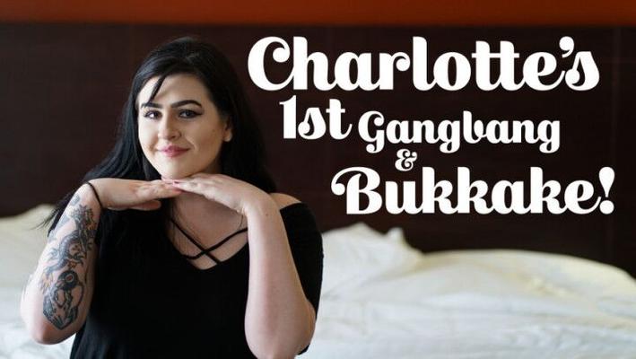 [2,8 Go] [texxxasbukkake / texasbukkake.com / Manyvids.com] Le 1er gangbang de Charlotte Blue