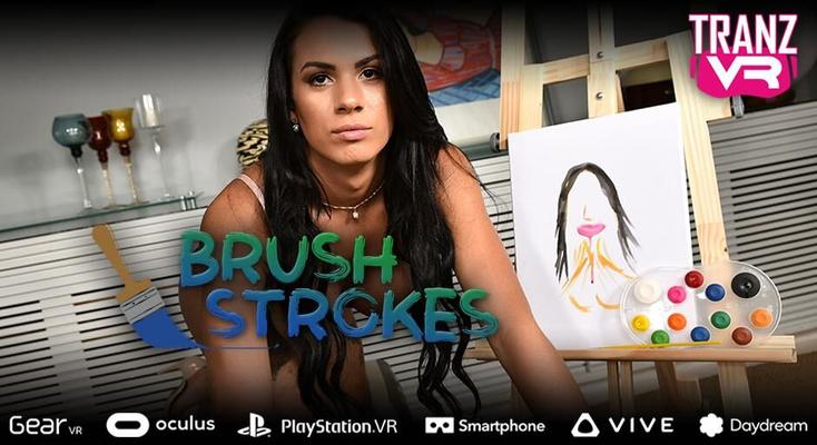 [1.63 GB] [TranzVR.com] Estela Duartte (Brush Strokes) [2019, Tetas Grandes, Culo Redondeado, Vaquera, Hardcore, Mamada, Sin condón, Transexual, Realidad Virtual, 3D, QHD, Gear VR, 1600p]