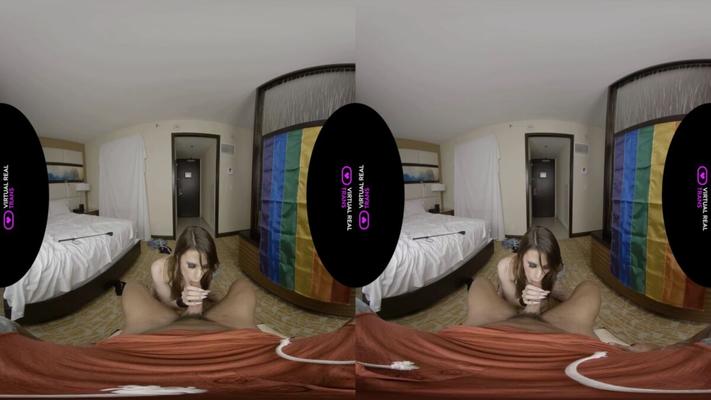 [6.57 ГБ] [VirtualRealTrans.com] Casey Kisses (VR Hotel V) [2019, Брюнетка, Хардкор, Наездница, Минет, Анал, Без презерватива, Транссексуал, Виртуальная реальность, Oculus, 4K, VR, 2160p]