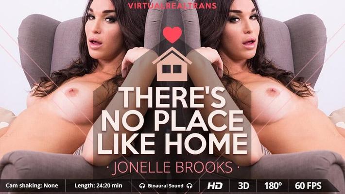 [VirtualRealTrans.com] Jonelle Brooks (No hay lugar como el hogar) [2017, Transexuales, Transexual, Solo, Consolador, Masturbación, Anal, VR, 3K, 3D, 180, 1600p]