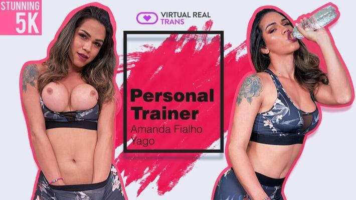 [VirtualRealTrans.com] Amanda Fialho (Entrenadora personal) [2018, Transexuales, Transexual, Hombre con Transexual, Hardcore, Anal, VR, 5K, 3D, 180, 2750p]